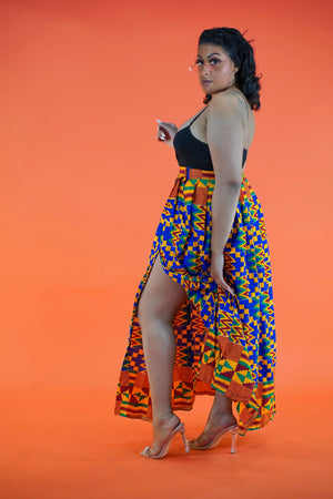 Sewa Split Skirt - Okun -Strength- Collection (Yellow, Red, & Blue)
