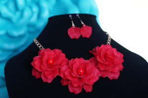 Igboya (Bold) 3D Floral Statement Necklaces